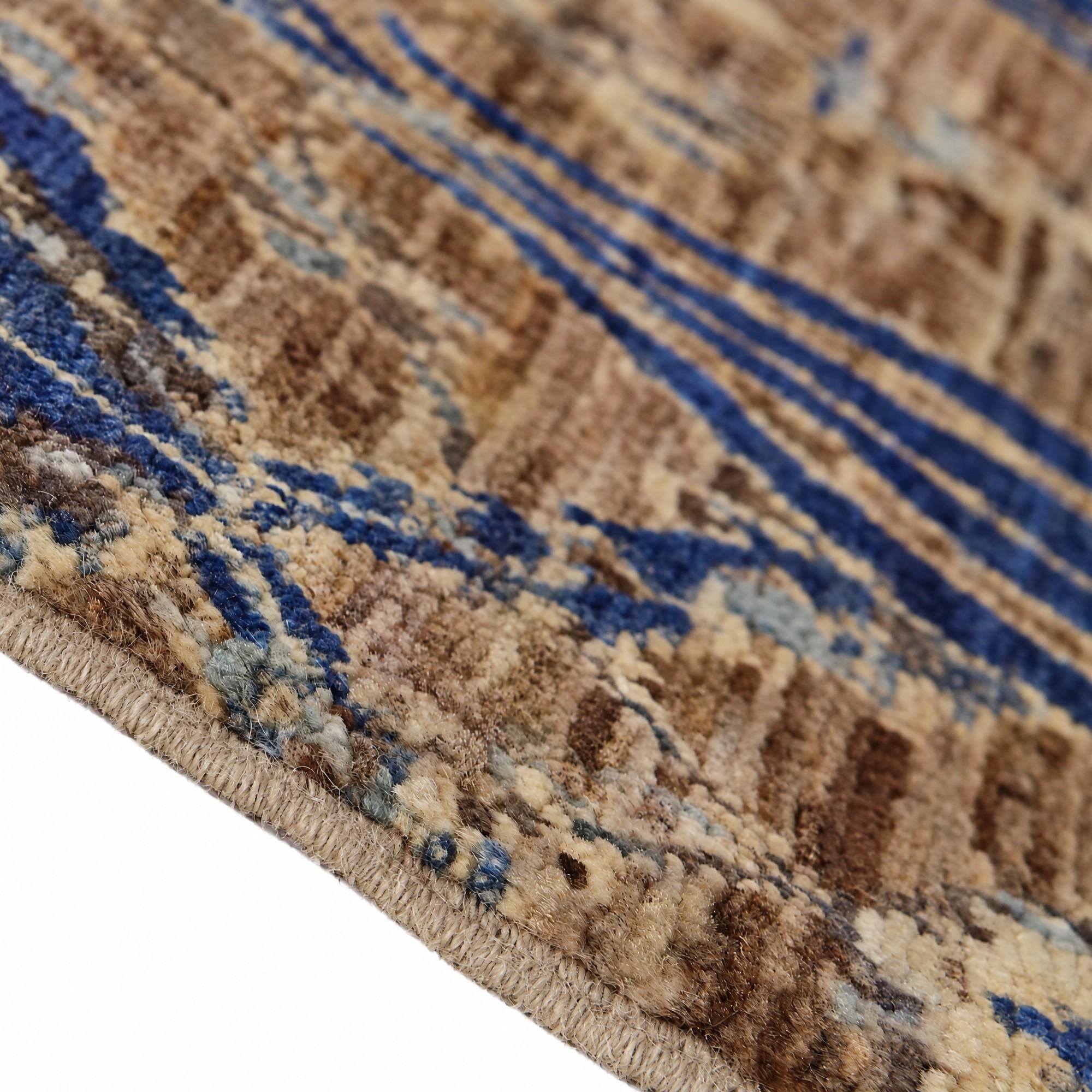 90cm x 115cm Hand Knotted Ariana Ziegler Rug