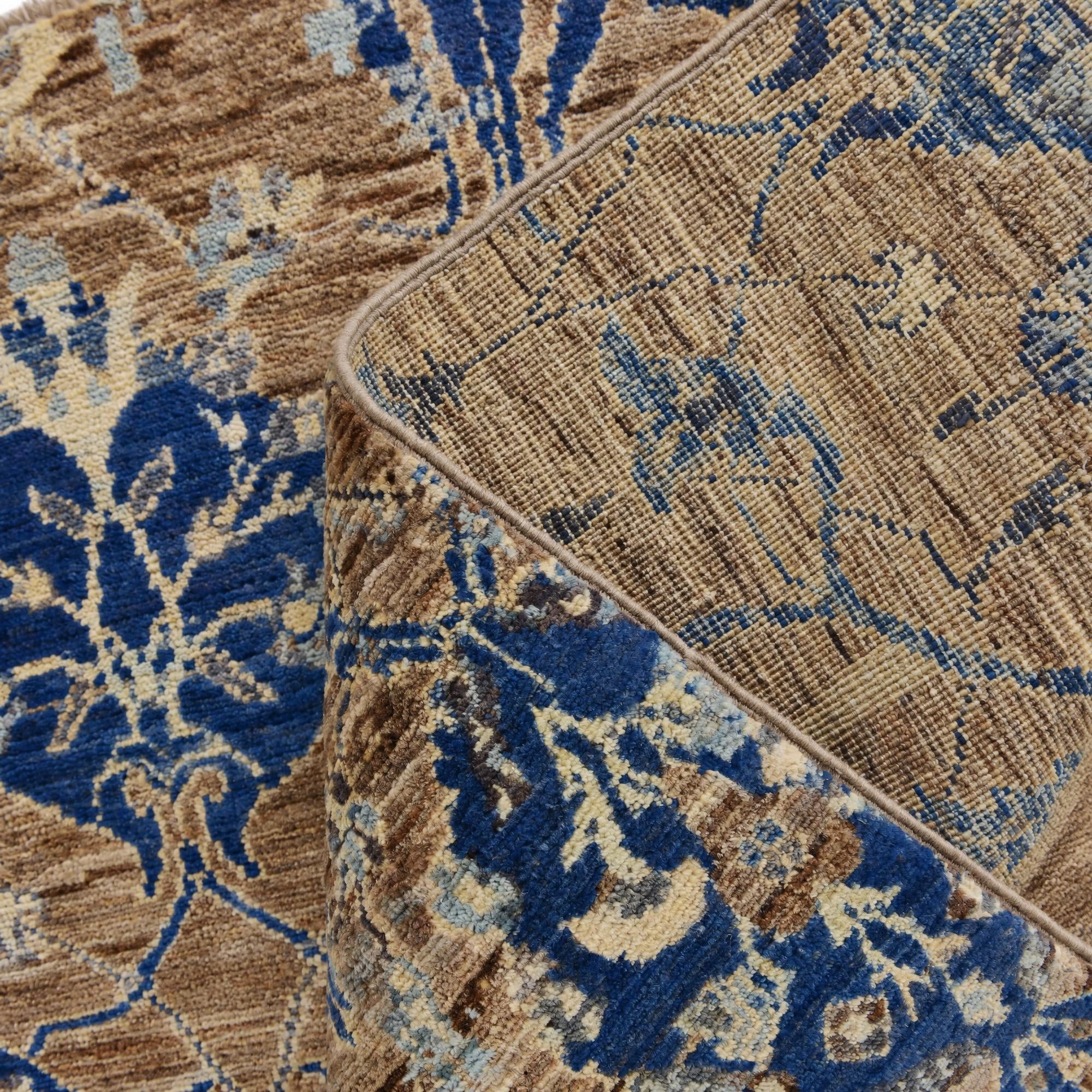90cm x 115cm Hand Knotted Ariana Ziegler Rug