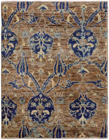 2' 11 x 3' 9 Hand Knotted Ariana Ziegler Rug