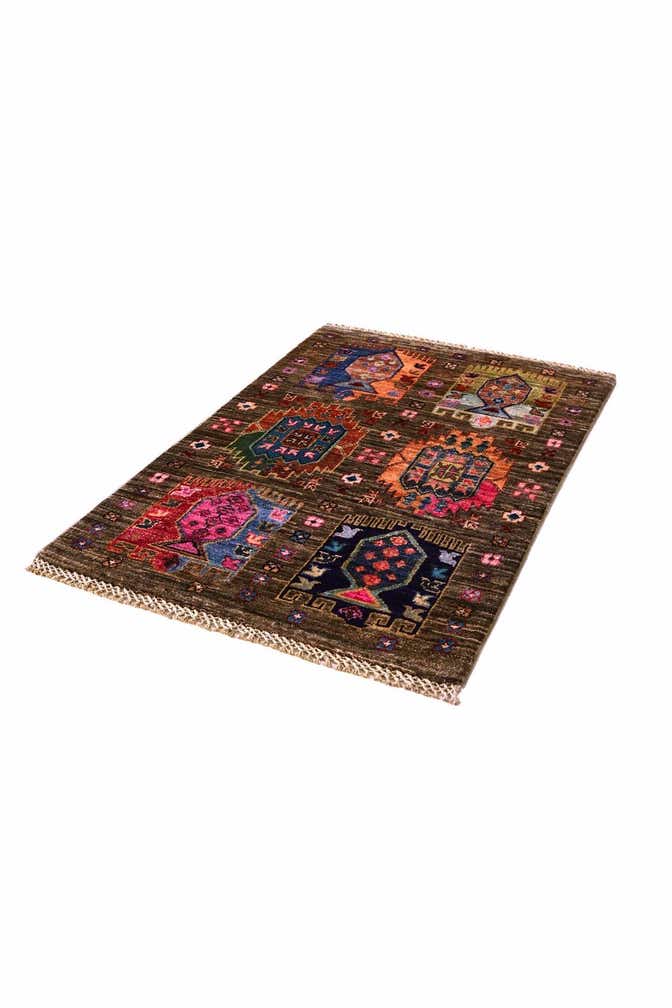 2' x 3' 2 Hand Knotted Ariana Ziegler Rug