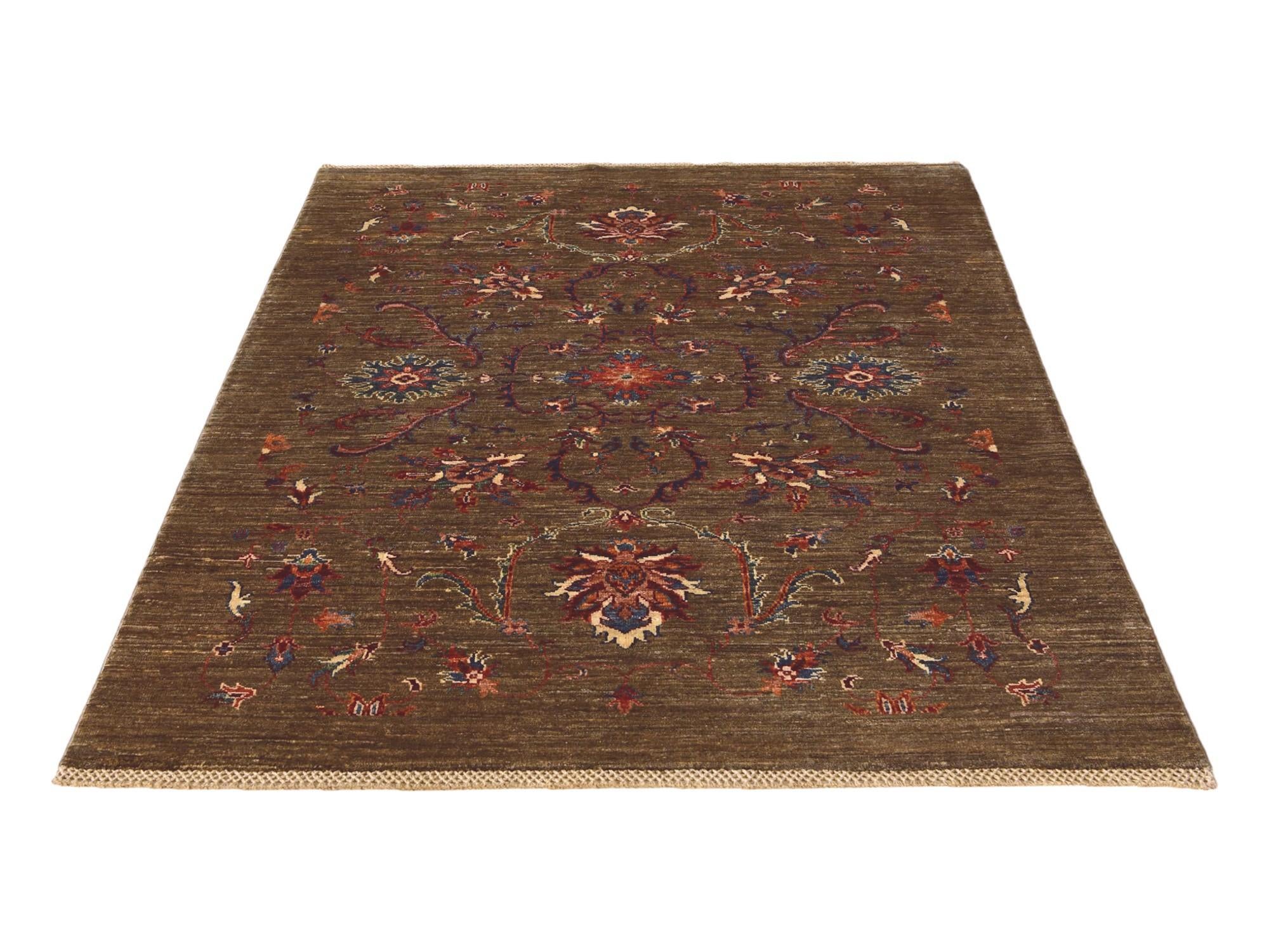 4' x 6' Hand Knotted Ariana Ziegler Rug