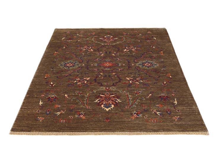 Detail image of 4' x 6' Hand Knotted Ariana Ziegler Rug