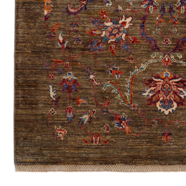 Detail image of 4' x 6' Hand Knotted Ariana Ziegler Rug