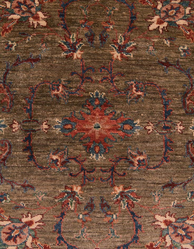 Detail image of 4' x 6' Hand Knotted Ariana Ziegler Rug
