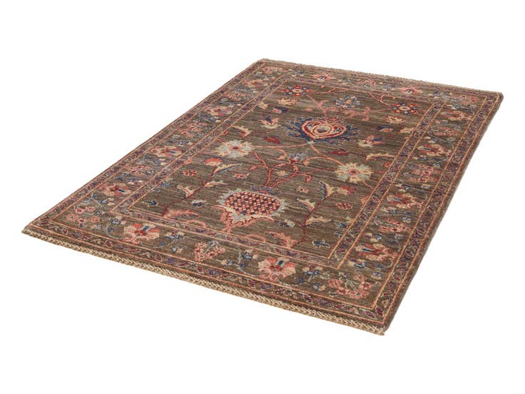 Detail image of 3' 4 x 5' Hand Knotted Ariana Ziegler Rug