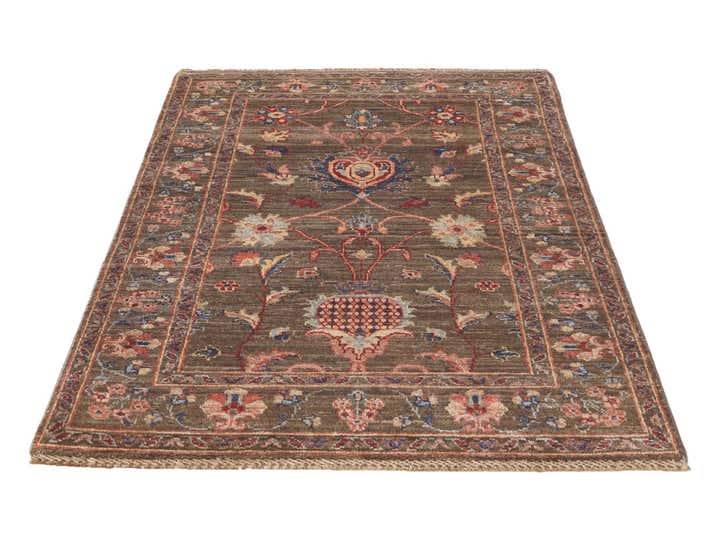 3' 4 x 5' Hand Knotted Ariana Ziegler Rug