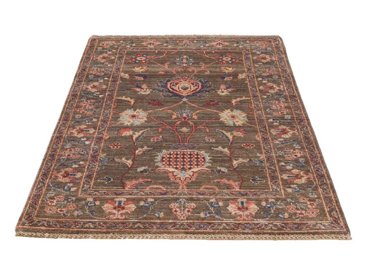Detail image of 3' 4 x 5' Hand Knotted Ariana Ziegler Rug