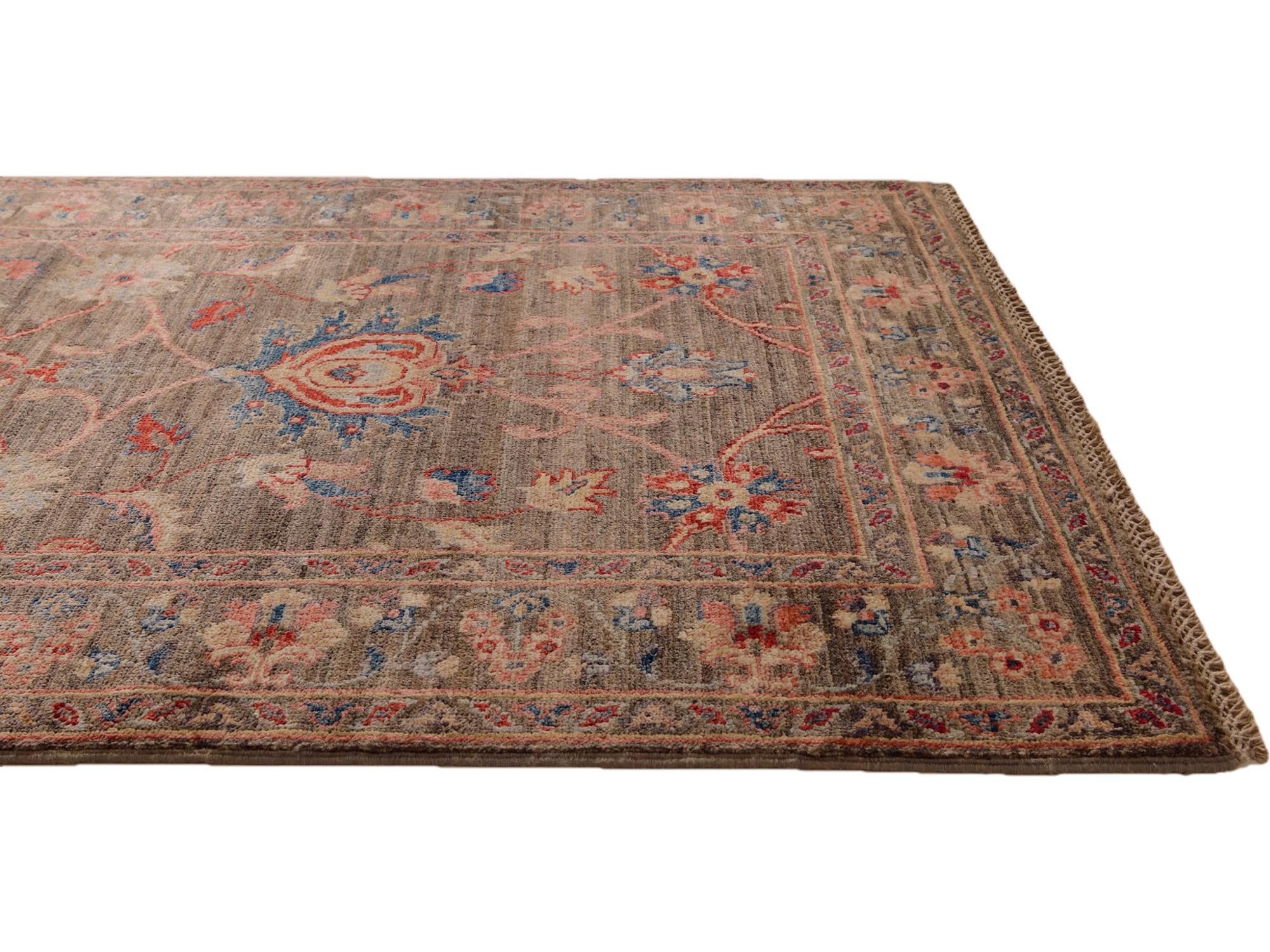 3' 4 x 5' Hand Knotted Ariana Ziegler Rug