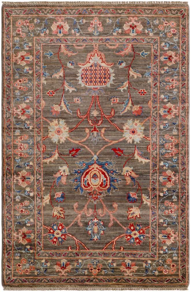 3' 4 x 5' Hand Knotted Ariana Ziegler Rug