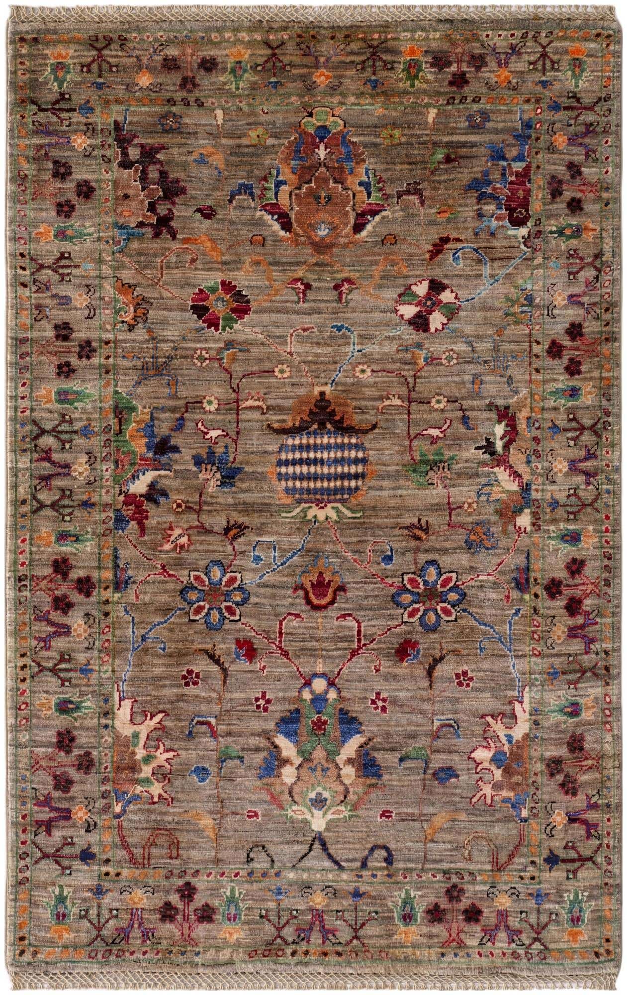 3' 2 x 4' 10 Hand Knotted Ariana Ziegler Rug