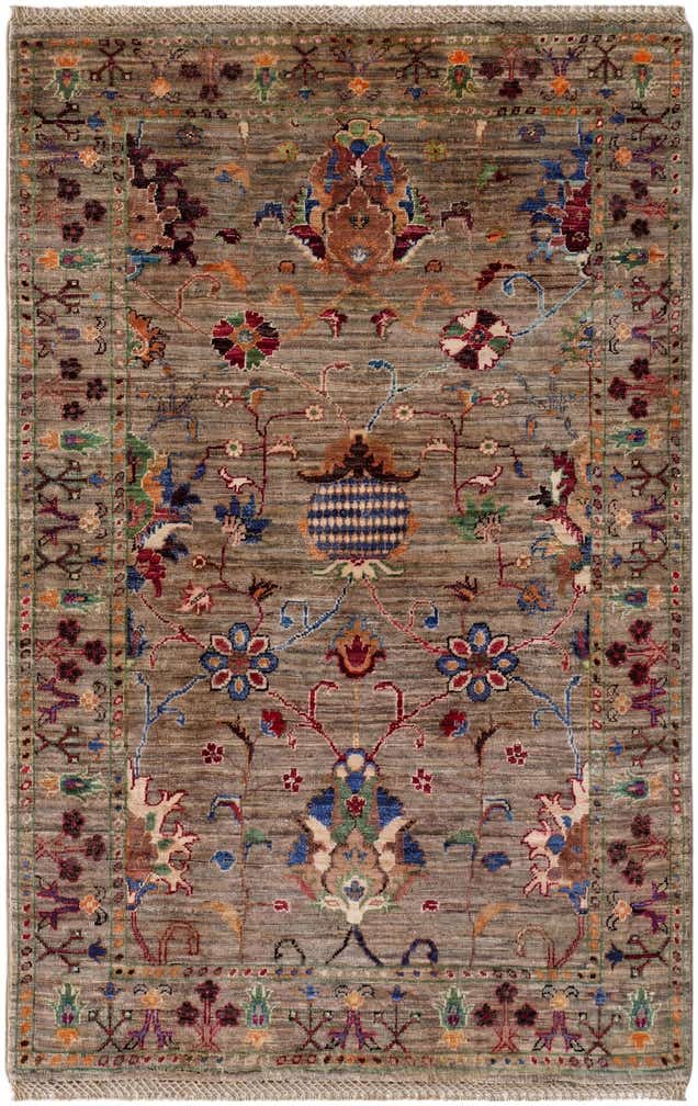 3' 2 x 4' 10 Hand Knotted Ariana Ziegler Rug