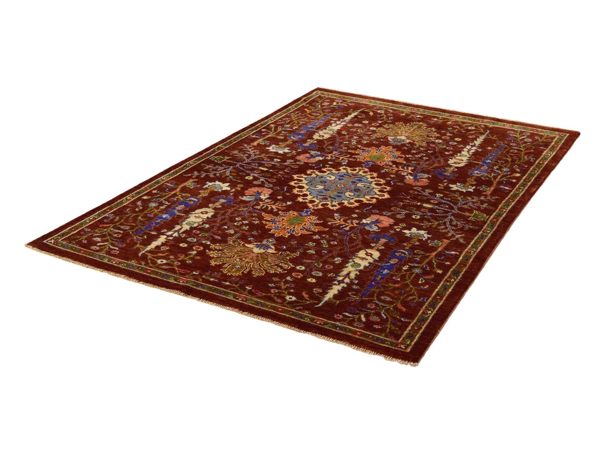 4' 1 x 6' 1 Hand Knotted Ariana Ziegler Rug