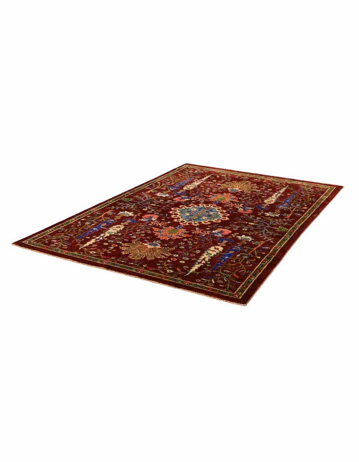 Detail image of 4' 1 x 6' 1 Hand Knotted Ariana Ziegler Rug