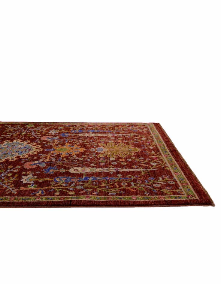 Detail image of 4' 1 x 6' 1 Hand Knotted Ariana Ziegler Rug