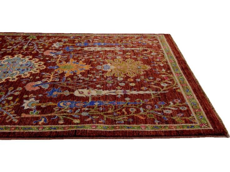 Detail image of 4' 1 x 6' 1 Hand Knotted Ariana Ziegler Rug