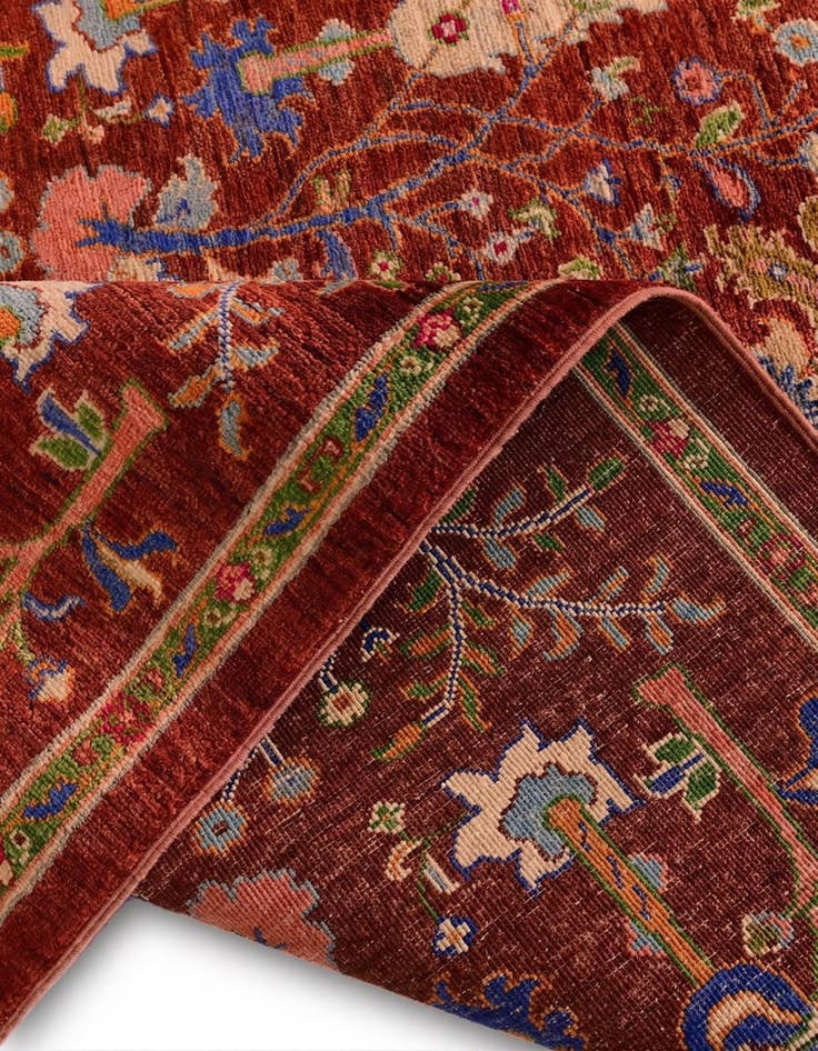 Detail image of 4' 1 x 6' 1 Hand Knotted Ariana Ziegler Rug