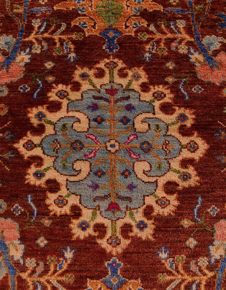 Detail image of 4' 1 x 6' 1 Hand Knotted Ariana Ziegler Rug