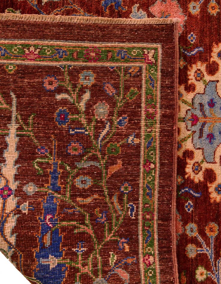 Detail image of 4' 1 x 6' 1 Hand Knotted Ariana Ziegler Rug