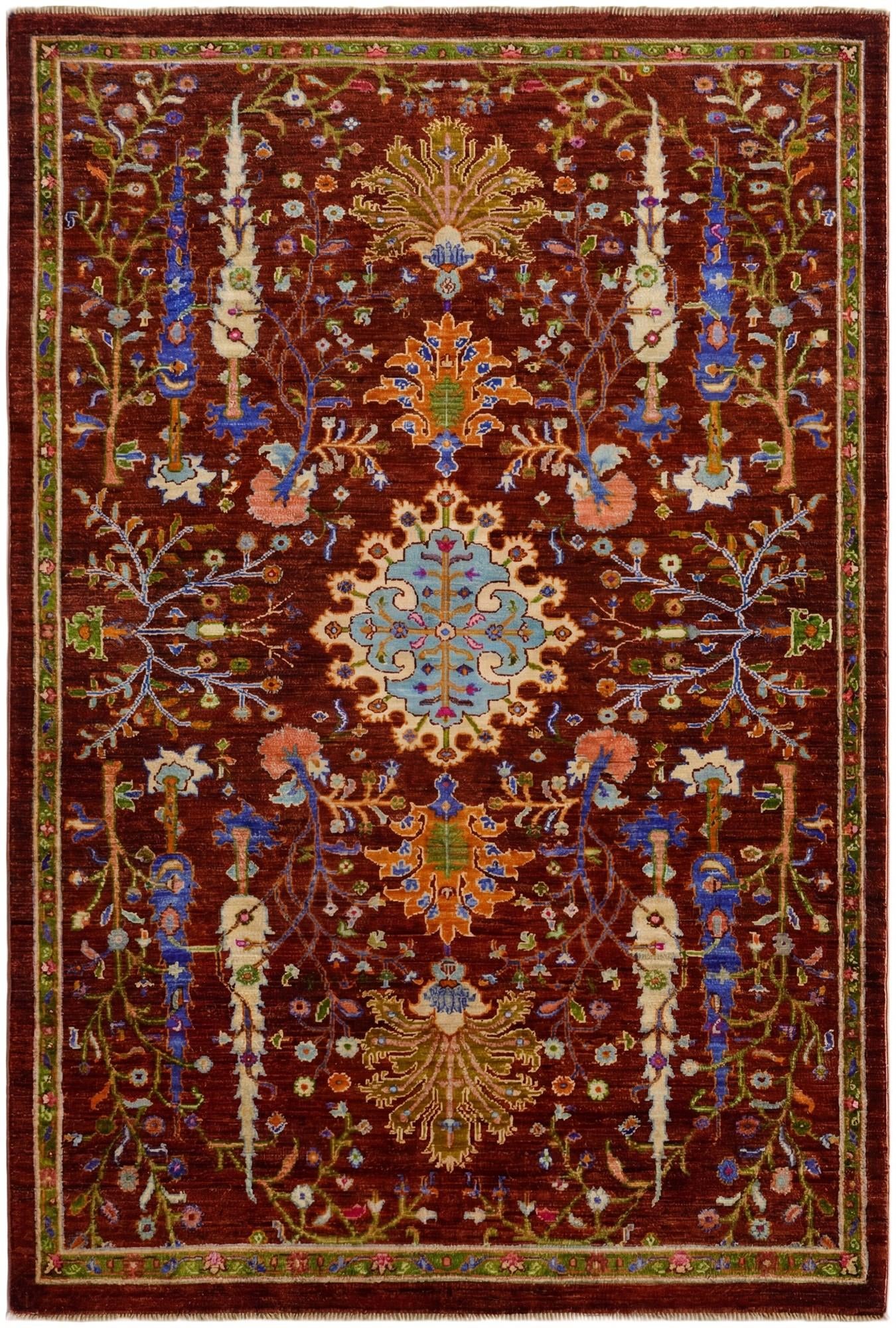 4' 1 x 6' 1 Hand Knotted Ariana Ziegler Rug