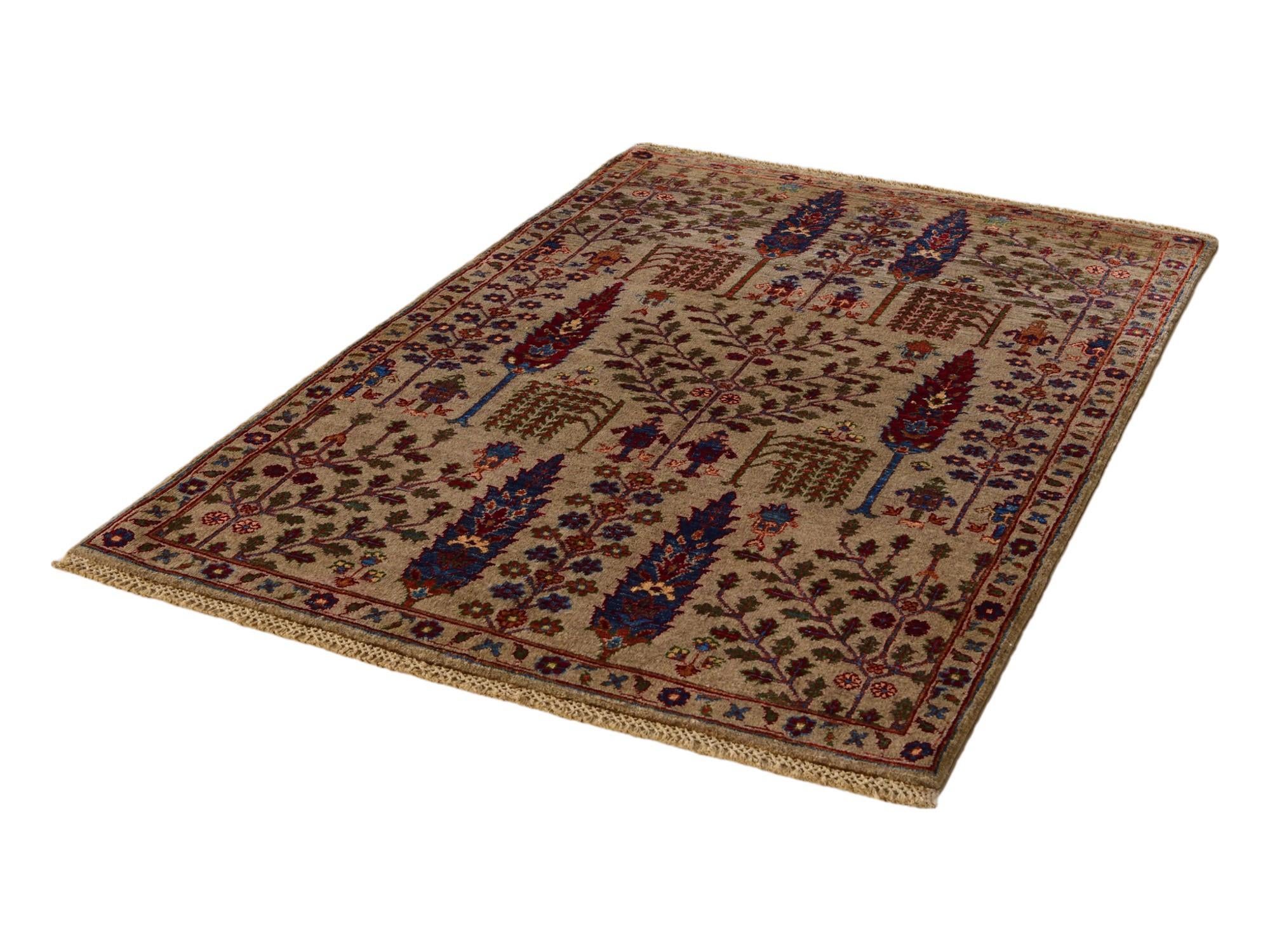 3' 5 x 5' 1 Hand Knotted Ariana Ziegler Rug