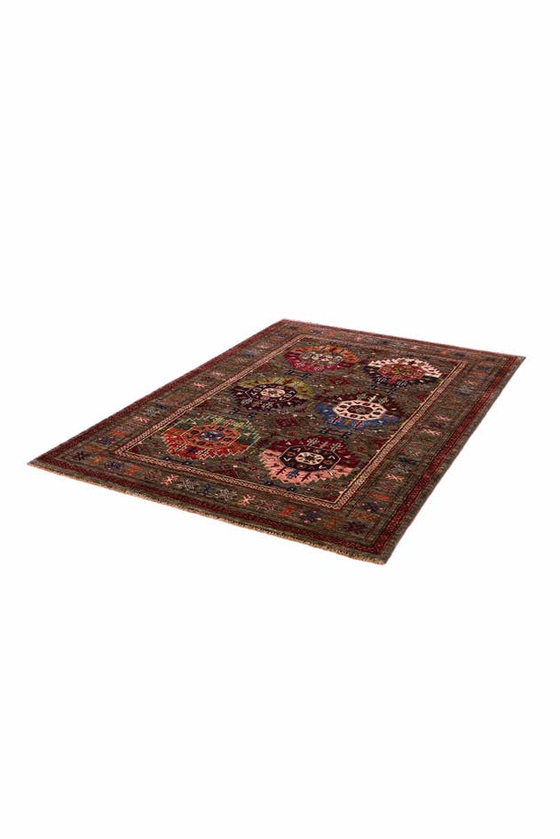 Detail image of 4' 2 x 6' 2 Hand Knotted Ariana Ziegler Rug