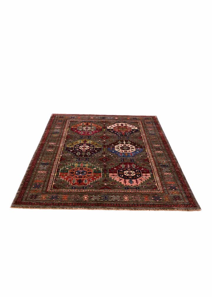 4' 2 x 6' 2 Hand Knotted Ariana Ziegler Rug