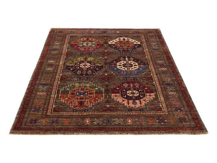 4' 2 x 6' 2 Hand Knotted Ariana Ziegler Rug