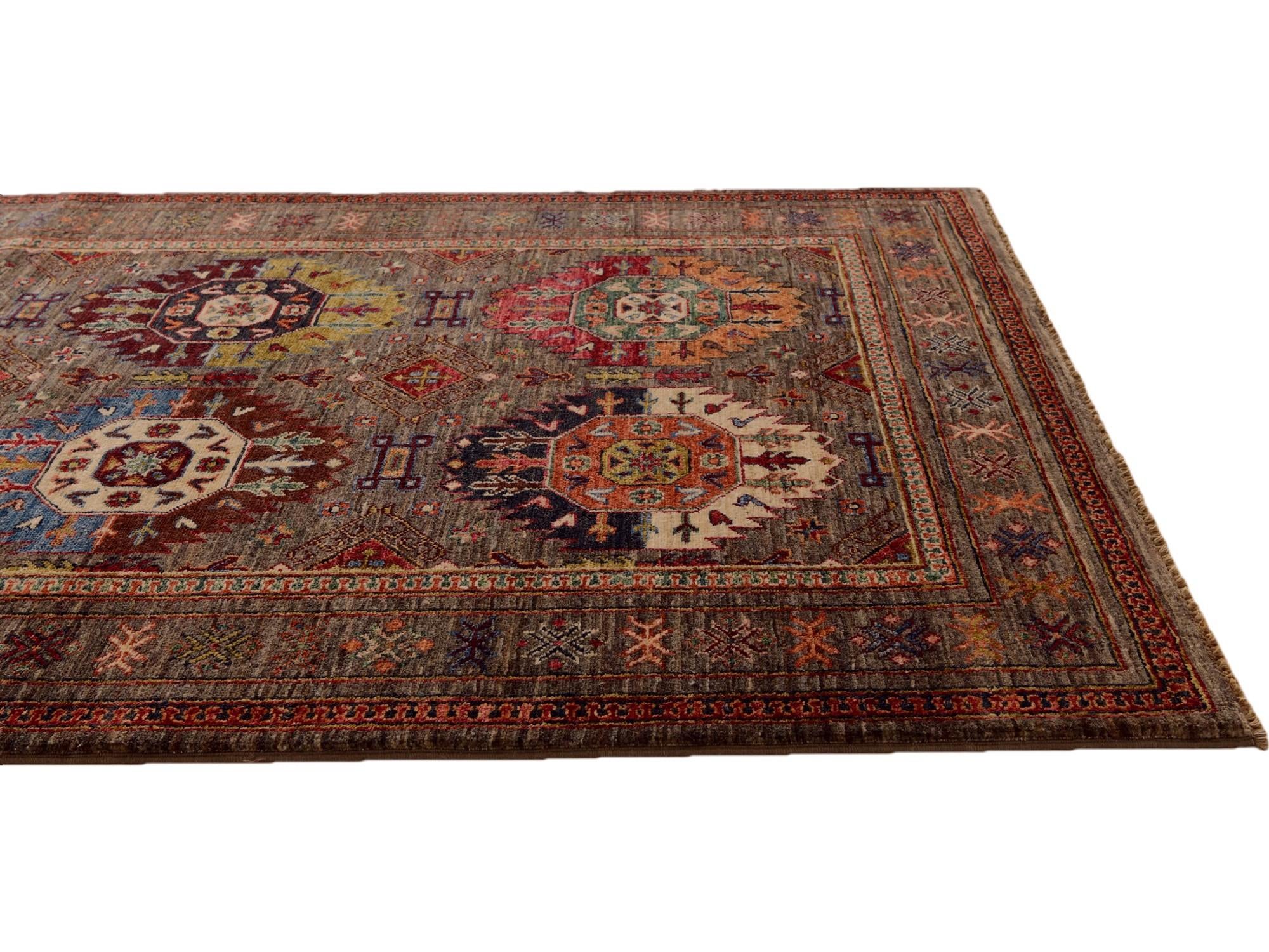 4' 2 x 6' 2 Hand Knotted Ariana Ziegler Rug