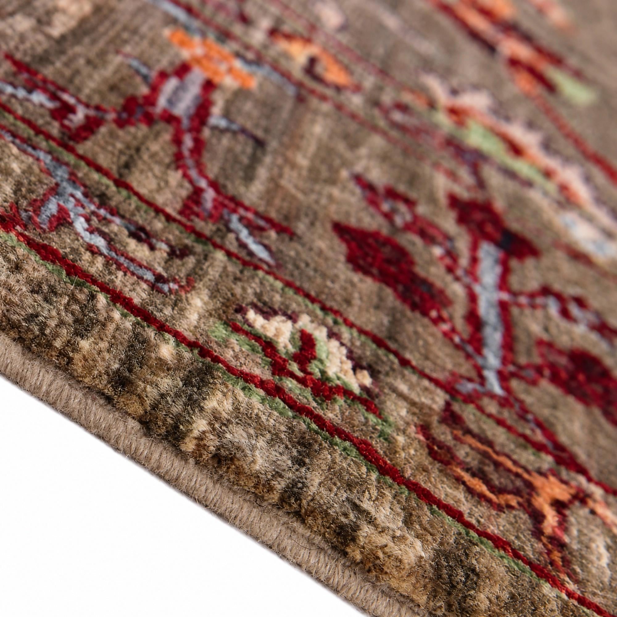 115cm x 185cm Hand Knotted Ariana Ziegler Rug
