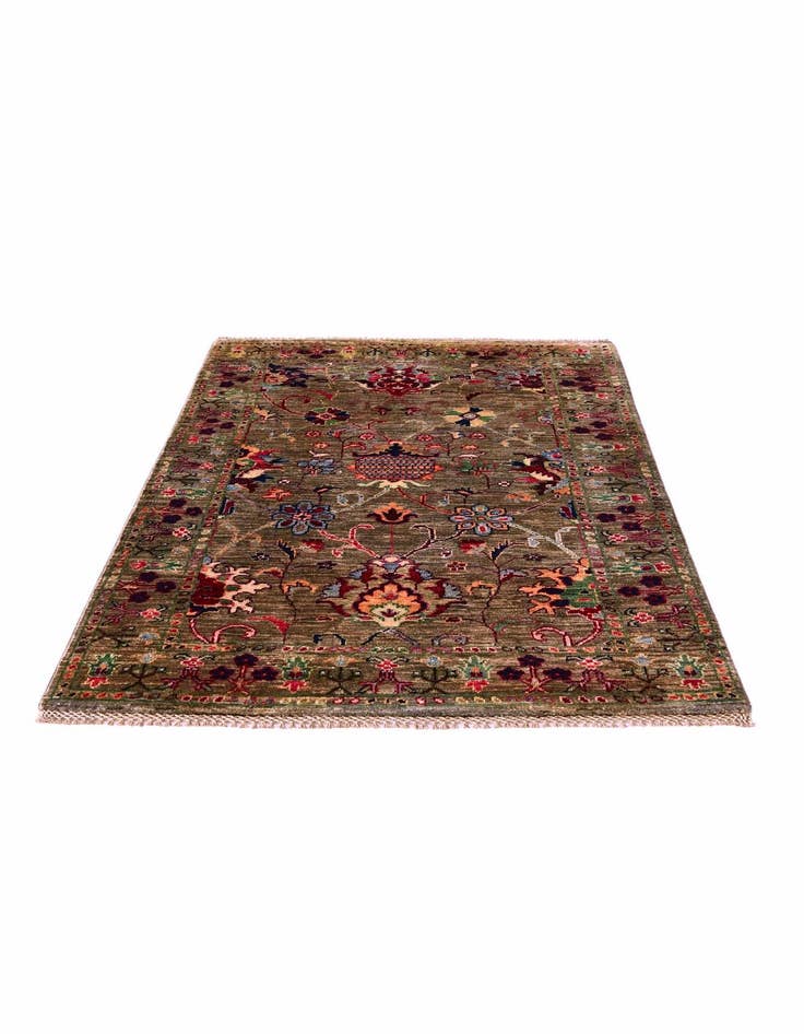 Detail image of 3' 3 x 4' 11 Hand Knotted Ariana Ziegler Rug