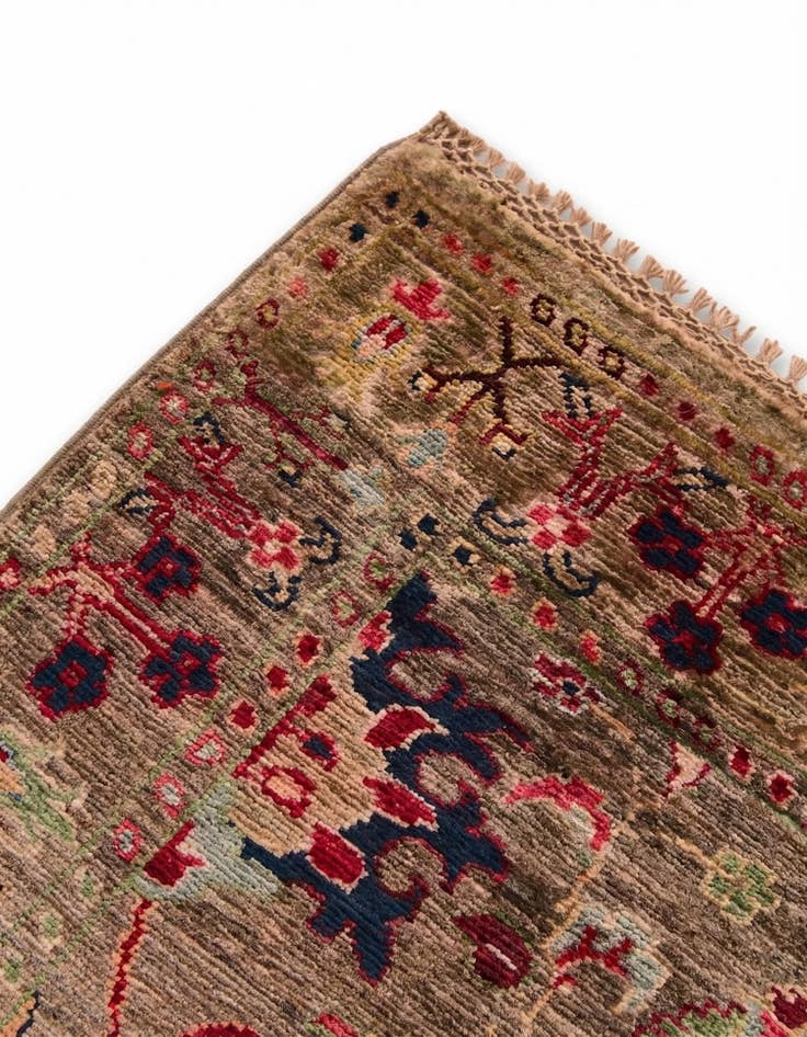Detail image of 3' 3 x 4' 11 Hand Knotted Ariana Ziegler Rug