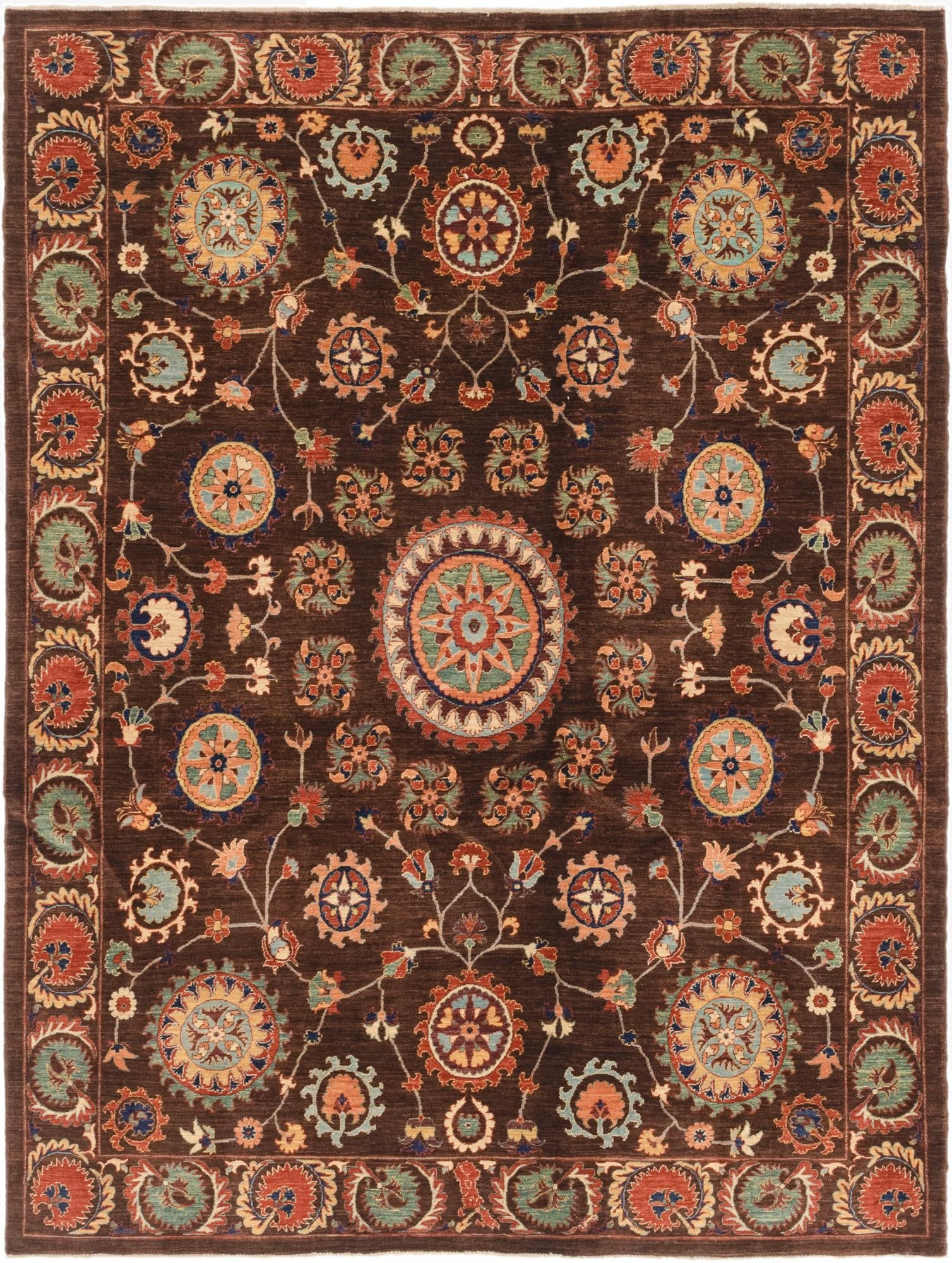 6' 7 x 8' 10  Hand Knotted Ariana Ziegler Oriental Rug