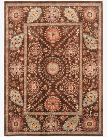 6' 7 x 9' 1 Hand Knotted Ariana Ziegler Oriental Rug