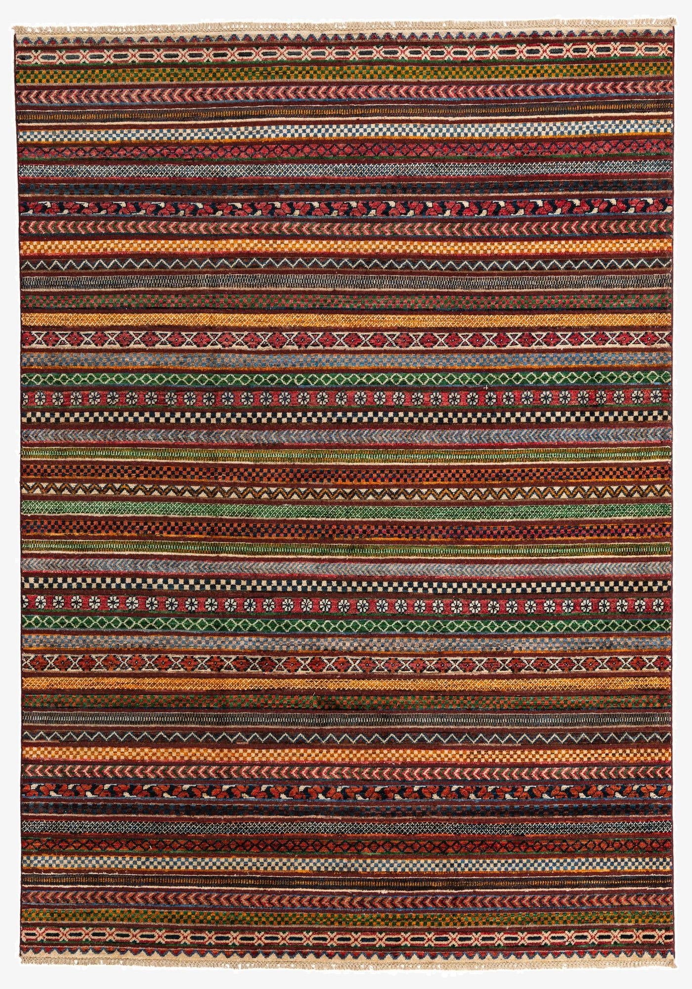 6' 8 x 9' 7  Hand Knotted Ariana Ziegler Rug