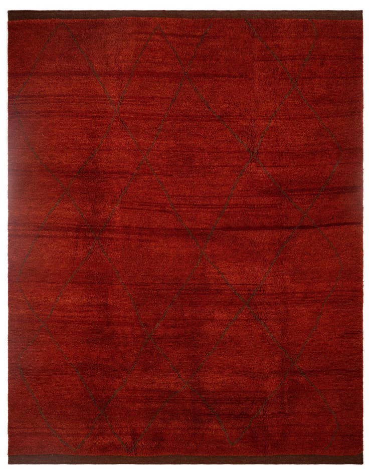 Detail image of 8' 7 x 10' 11 Atlas Tibet Wool Rug