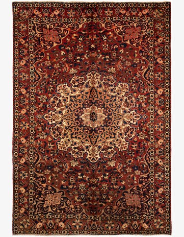 6' 8 x 10' 1 Bachtiar Wool Rug