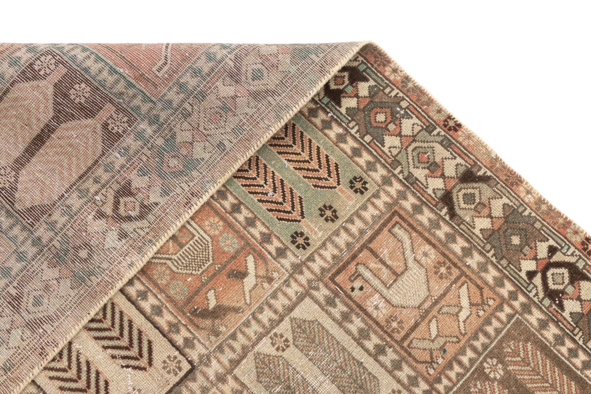 4' 8 x 9' 3 Bachtiar Wool Rug