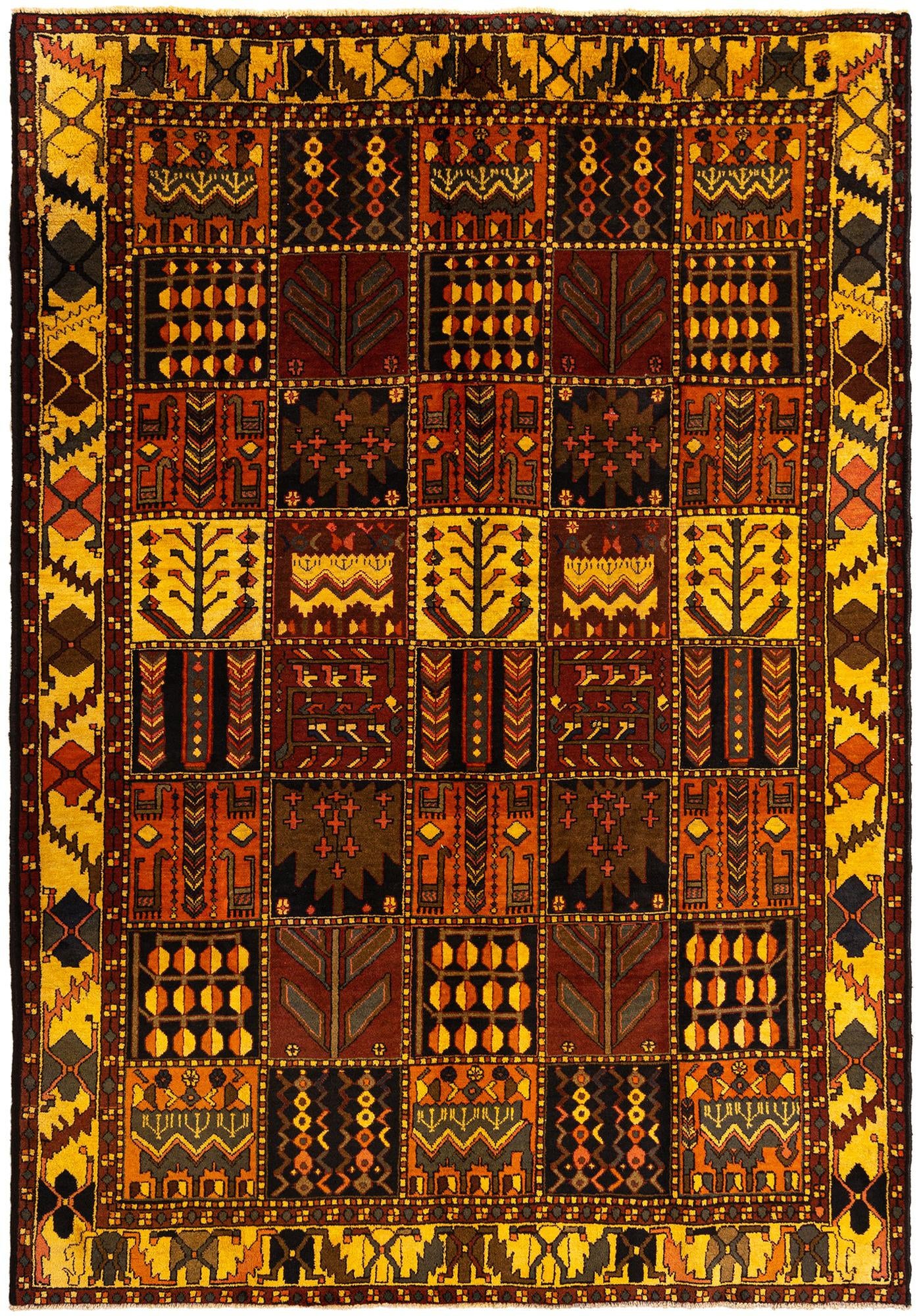 6' 9 x 9' 6 Bachtiar Wool Rug