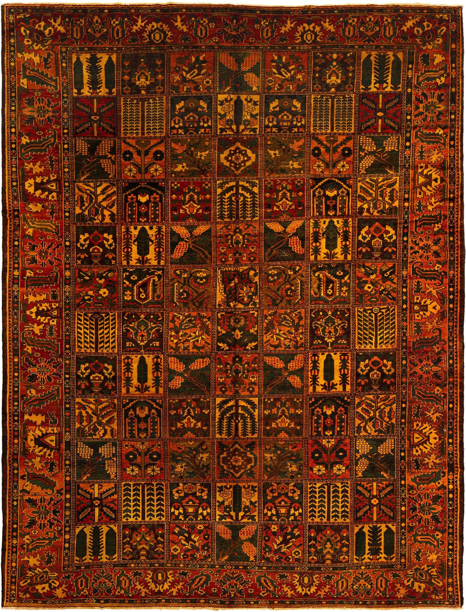 9' 11 x 13' 2 Bachtiar Wool Rug