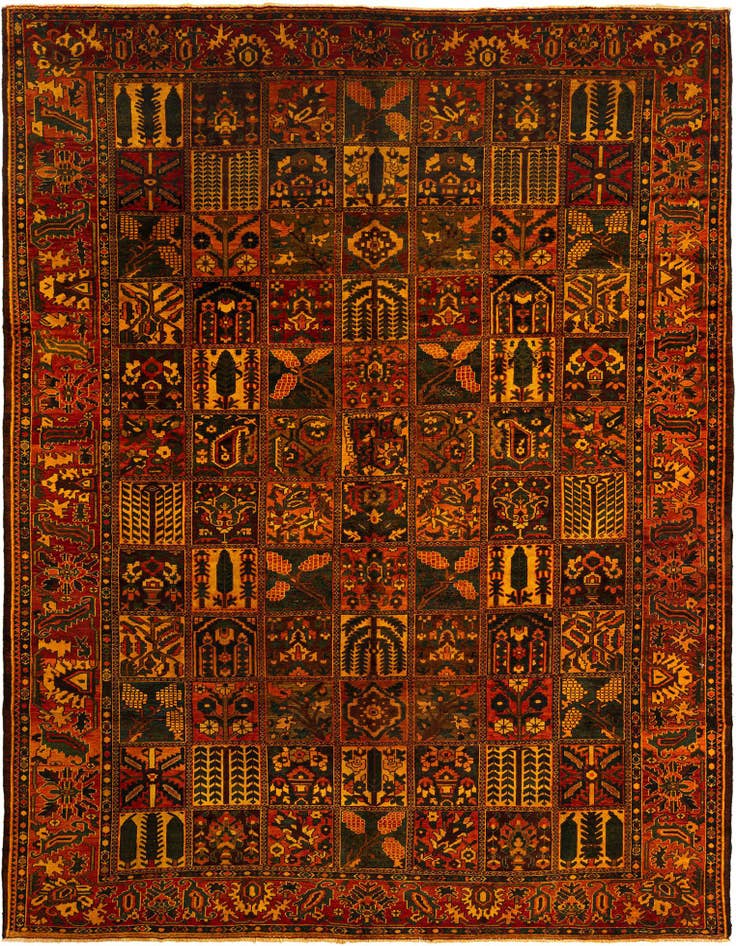 Detail image of 9' 11 x 13' 2 Bachtiar Wool Rug
