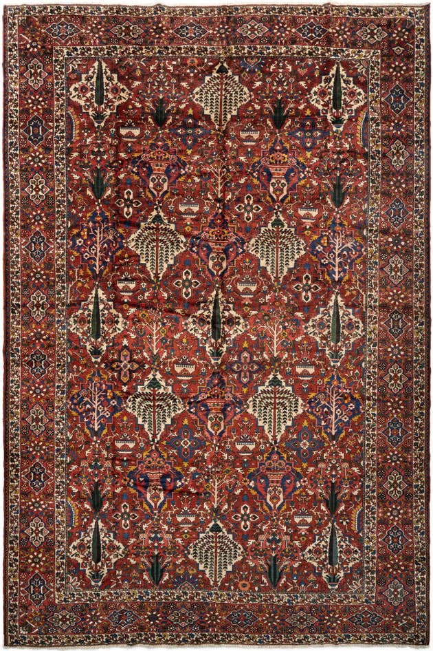 Detail image of 12' 2 x 18' 3 Bachtiar Wool Rug