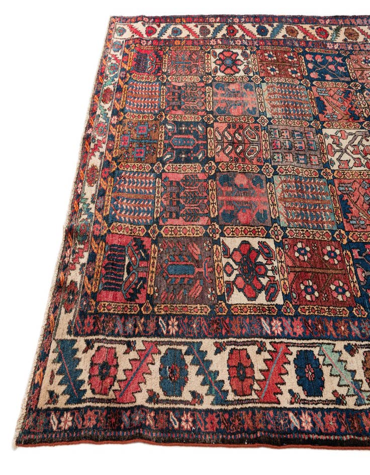 Detail image of 6' 10 x 10' 1 Hand Knotted Bachtiar Persian Wool Rug