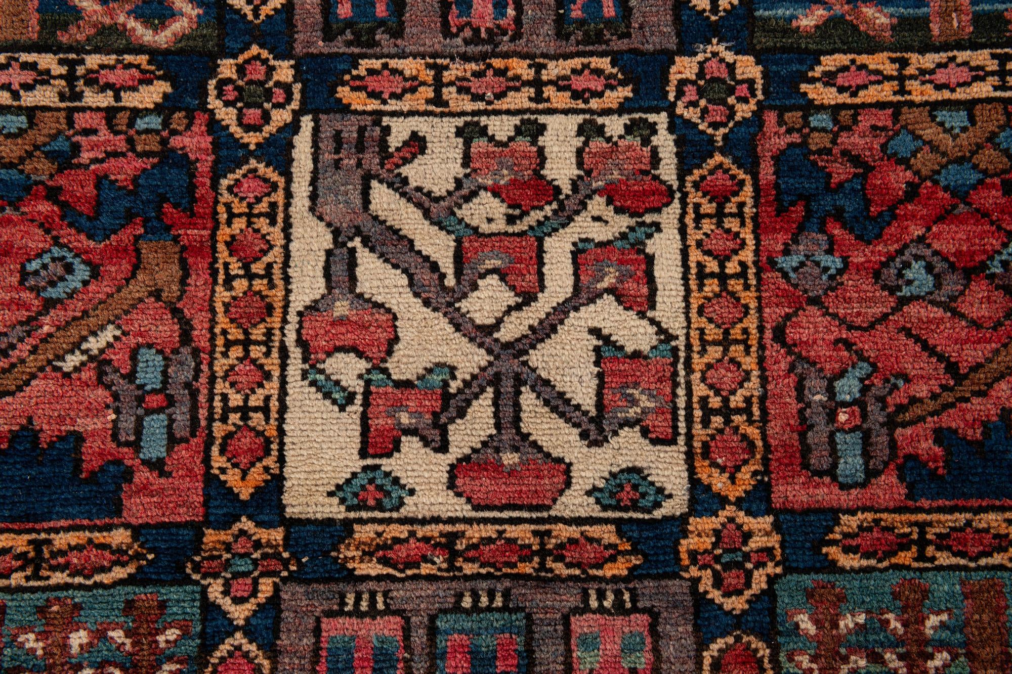 6' 10 x 10' 1 Hand Knotted Bachtiar Persian Wool Rug