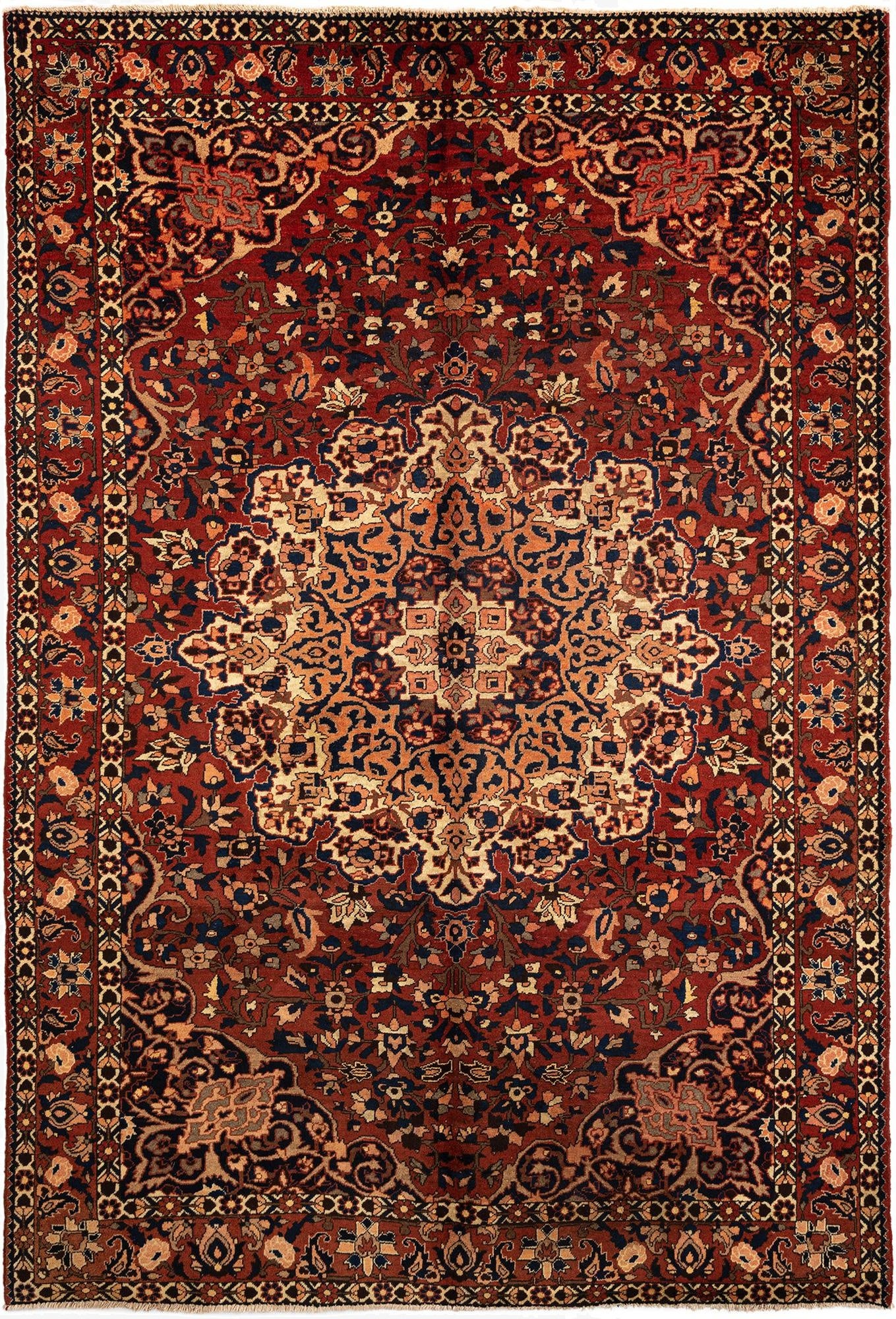 6' 8 x 10' 1 Bachtiar Wool Rug
