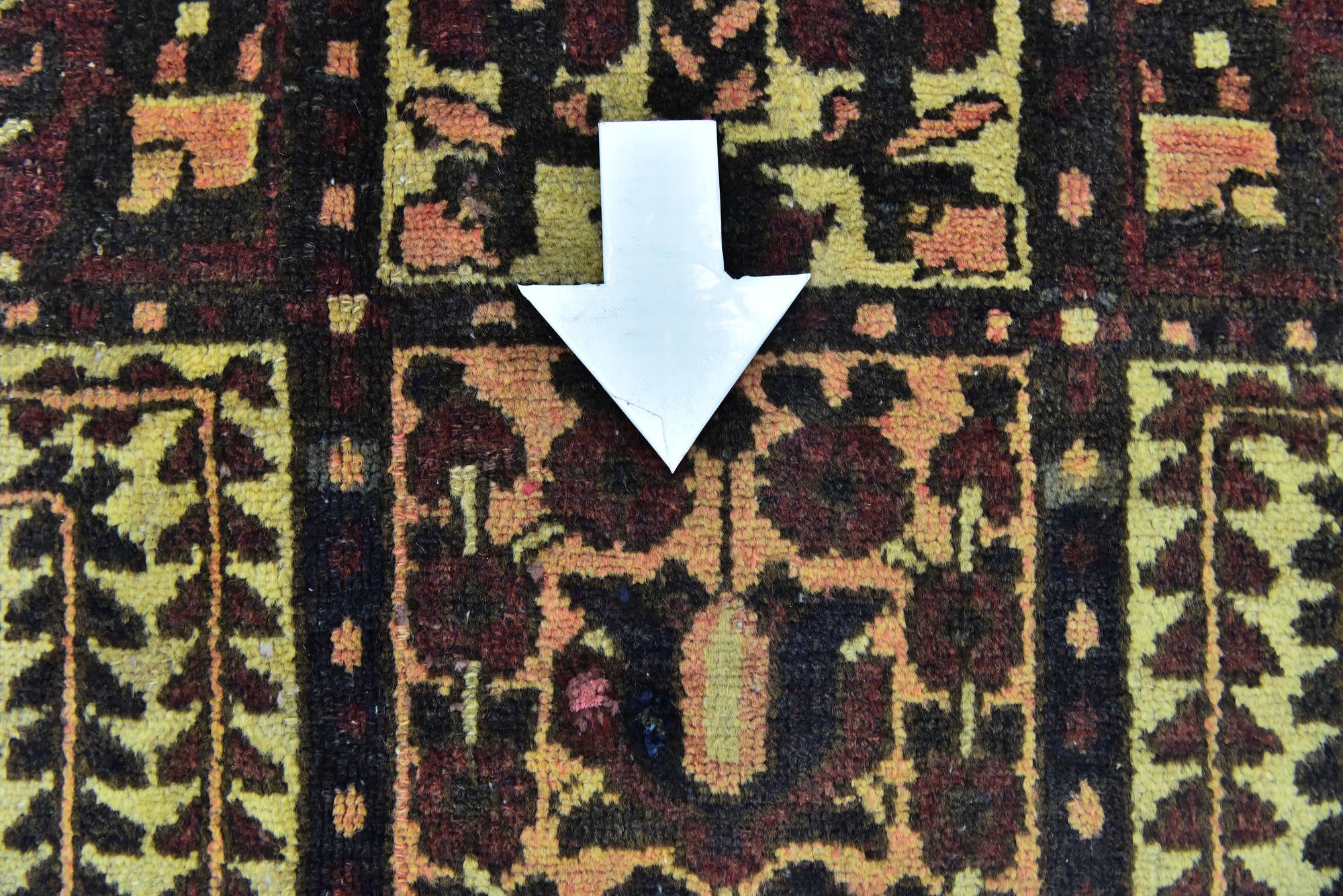 3' 8 x 6' 6 Hand Knotted Bakhtiar Persian Wool Rug
