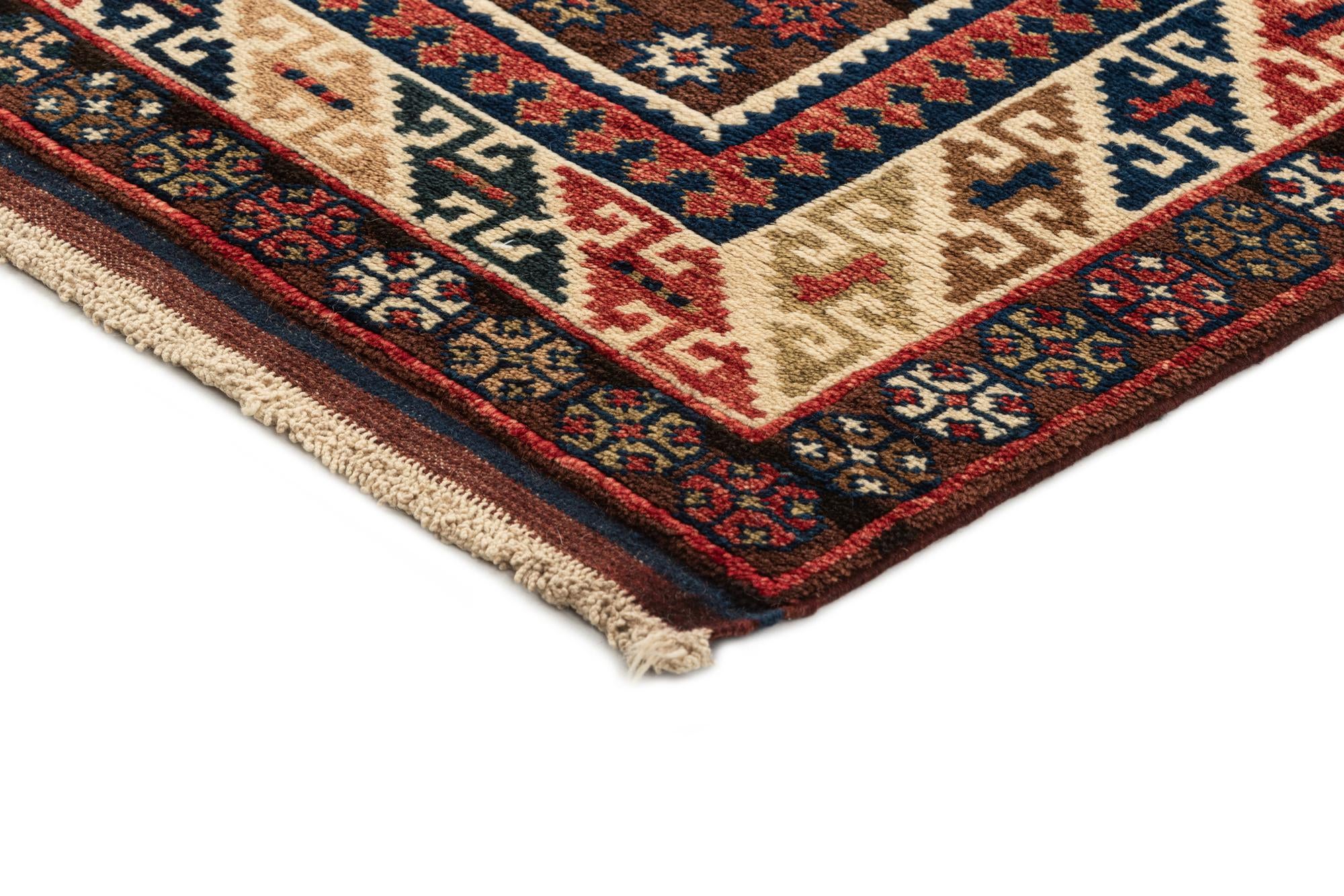 4' x 5' 5 Hand Knotted Balouch Oriental Wool Rug
