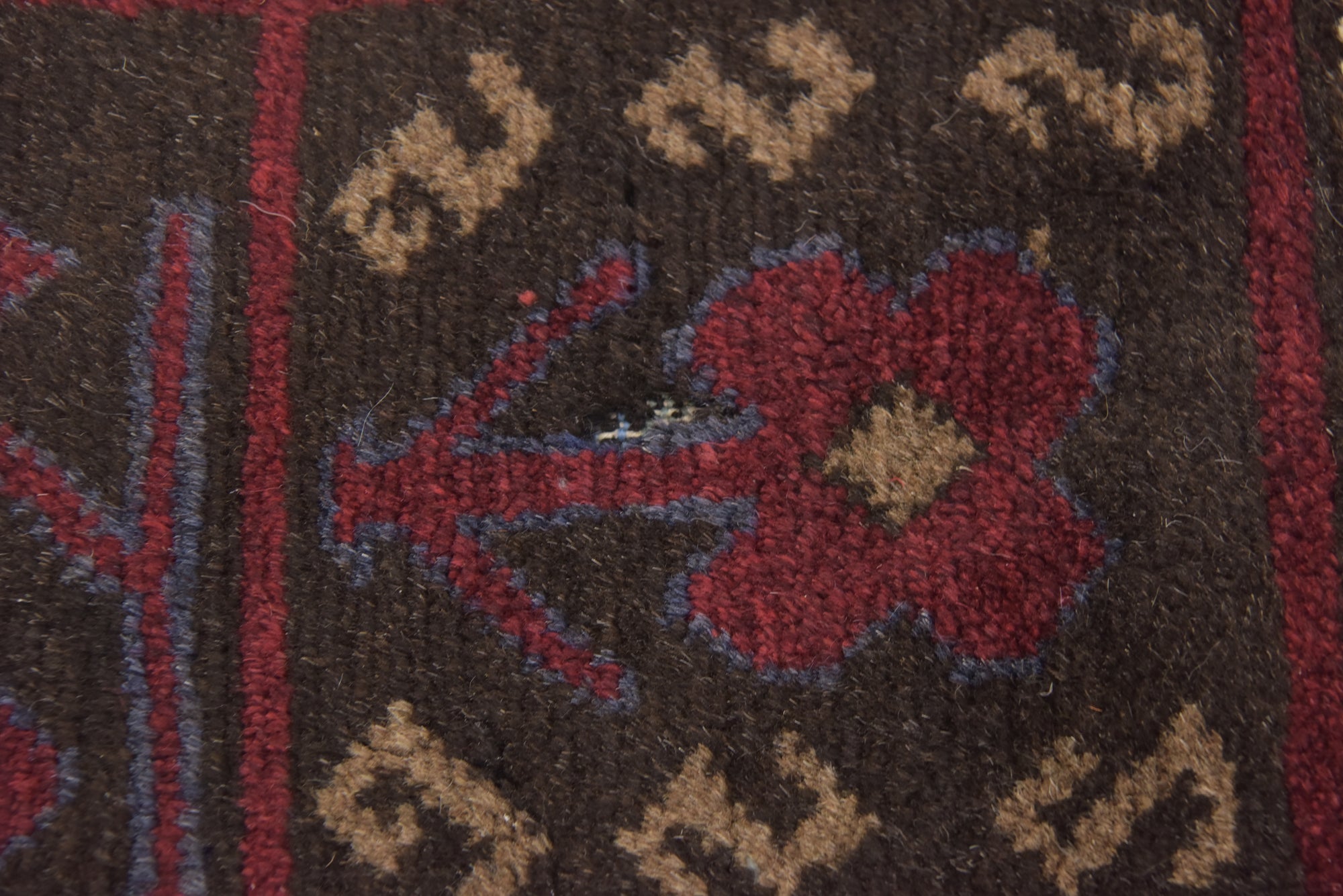 2' 6 x 4' 8 Hand Knotted Balouch Persian Wool Rug
