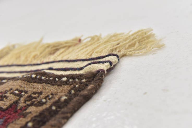 Detail image of 2' 6 x 4' 8 Hand Knotted Balouch Persian Wool Rug