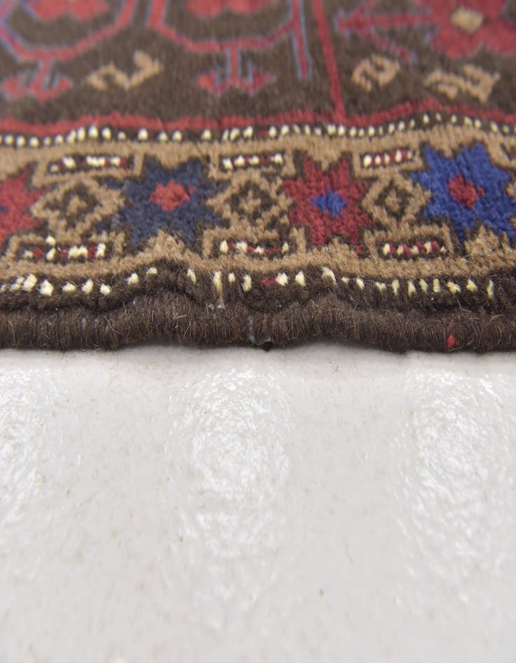 Detail image of 2' 6 x 4' 8 Hand Knotted Balouch Persian Wool Rug