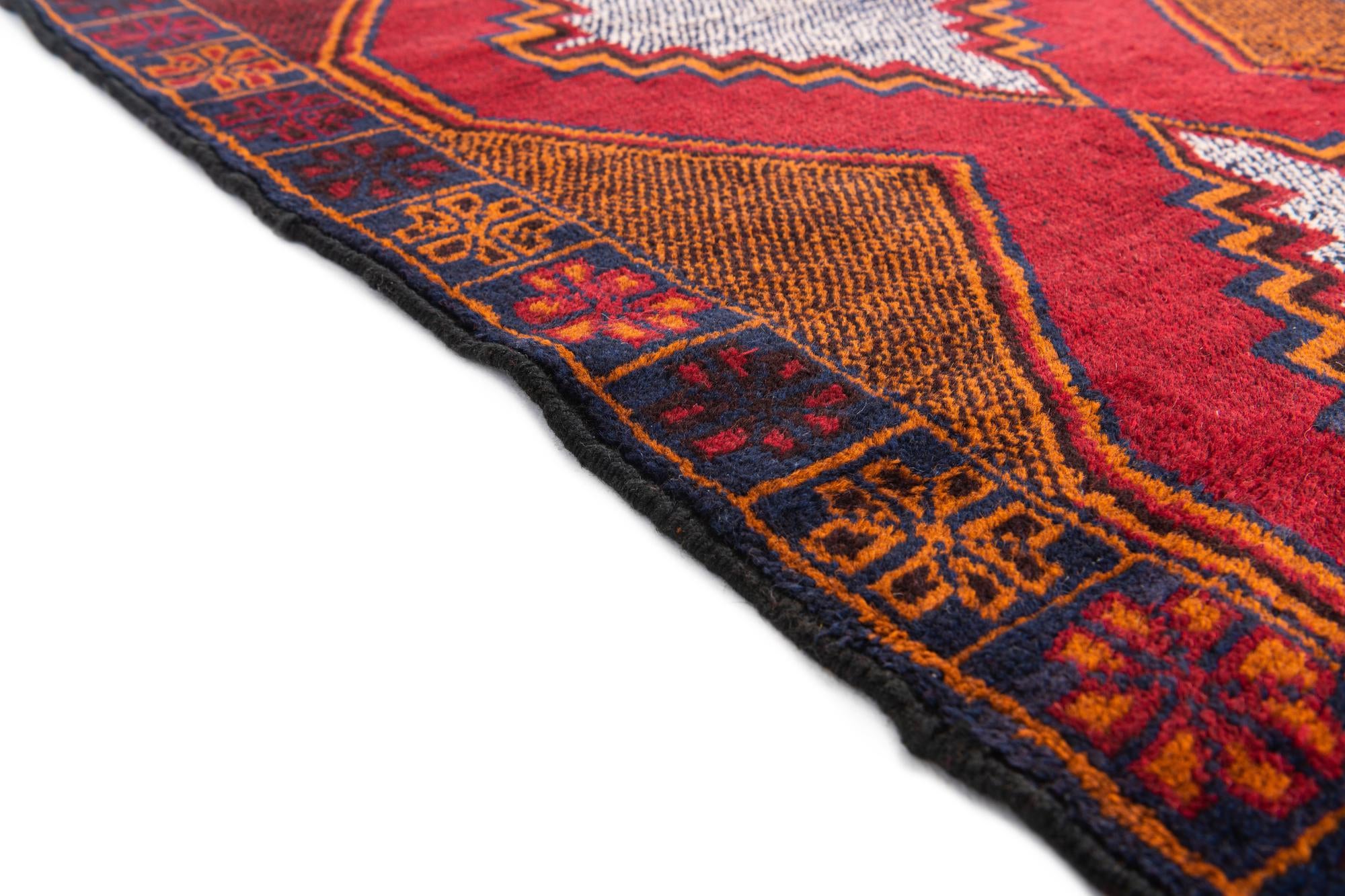 3' x 4' 10 Hand Knotted Balouch Persian Wool Rug